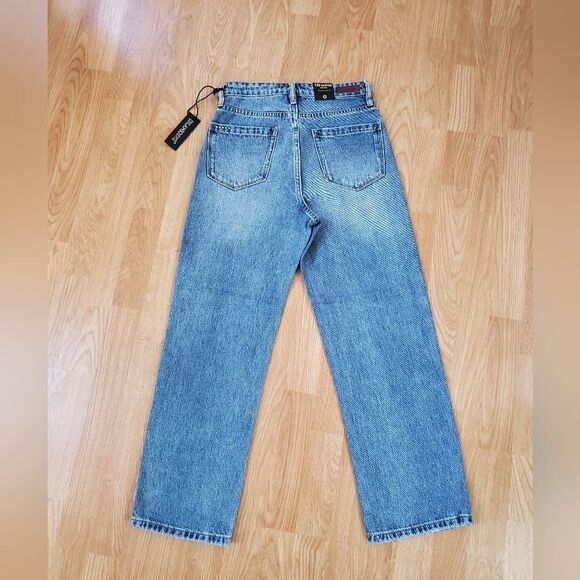 Blank Nyc The Baxter Ribcage Straight Leg Jeans 25 - Picture 5 of 11